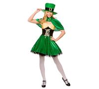 Lucky Leprechaun Adults Fancy Dress Ladies Outfit Costume