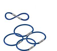 Lucky Line 12,7 cm Twisty Porte-clés, Lot de 5, Bleu (8113005)