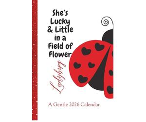 Lucky Little Ladybug: A 2026 Monthly Calendar and Planner with Notes and Appointment Trackers | paperback 6x9|