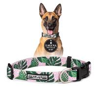 Lucky Love Dog Collars | Collier pour chien de petite, moyenne et grande taille - Confortable, doux et mignon - Laguna, taille L