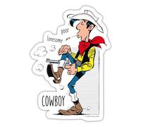 Lucky Luke Cow-Boy Solitaire Debout Autocollant Sticker
