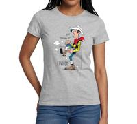 Lucky Luke Cow-Boy Solitaire Debout T Shirt Femme