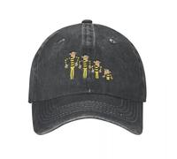 Lucky Luke Daltons Jaune Enfant Évasion Prison Casquettes de Baseball Vintage en Coton en Détresse Snapback Cap Hommes Femmes Chapeaux D’été Casquette