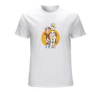 Lucky Luke Jolly Jumper Dalton Gang Daisy Town Morris Terence Men's T-Shirt Unisex White Cotton Hip Hop Print Tee Shirts M