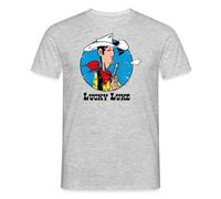 Lucky Luke Souffle Son Pistolet T Shirt Homme