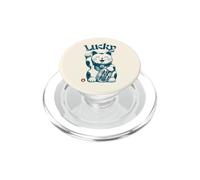 Lucky Maneki Neko Agitant Le Chat Porte-Bonheur Japonais PopSockets PopGrip pour MagSafe