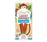 Lindt - Tablette LUCKY MONKEY Lait Onctueux - Chocolat au Lait, 100g