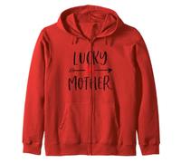 Lucky Mother Blessing to Be A Mom Grandmother Heart Lovely Sweat à Capuche