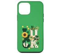 Lucky New Mama Trèfle à Motif de Tournesol pour la Saint-Patrick Coque pour iPhone 12 Mini