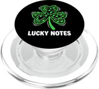 Lucky Notes Music Teacher Trèfle pour Saint Patrick PopSockets PopGrip pour MagSafe