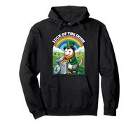 Lucky of The Irish Opossum St. Patrick's Day Trash Panda Sweat à Capuche