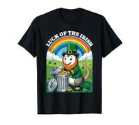 Lucky of The Irish Opossum St. Patrick's Day Trash Panda T-Shirt