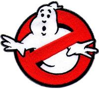 Lucky Patches, Ecussons, Broderie Applique, Thermocollant Que, pour Vêtements, Iron on Patch - Ghostbuster, The Real Ghostbusters - Ø 7,5 cm (Grand)
