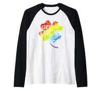 Lucky Rainbow Trèfle Trèfle St Patrick Day Pride Manche Raglan