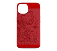 Lucky Red Asiatique Chinois Japonais Coréen Dragon Coque pour iPhone 13