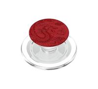 Lucky Red Asiatique Chinois Japonais Coréen Dragon PopSockets PopGrip pour MagSafe