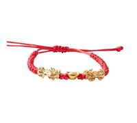 Lucky Red Rope Pixiu Bracelets tressés pour couple Cadeau d"amitié 4 styles Gook Luck And Weath Bracelet chinois Feng ShuiIntelligence pratique.