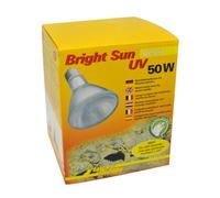 Lucky Reptile Bright Sun UV Desert - Lampe à Vapeur métallique 50 W Douille E27 - Lampe chauffante pour Terrarium avec Spectre de lumière du Jour - avec UVA & UVB - pour Reptiles du désert