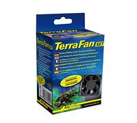 Lucky Reptile Terra Fan - Kit 2 Ventilateurs Basse Tension 12V/6 cm & transfo - Extensible à 4 Ventilateurs - Silencieux & à contrôle Thermique - Petit Ventilateur de Terrarium & Aquarium