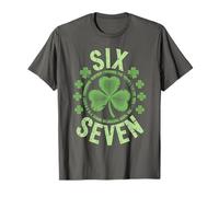 Lucky Rizzler 67 Shamrock St Patrick Meme Six Seven Brain T-Shirt