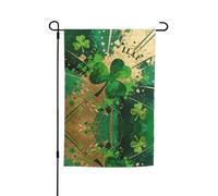 Lucky Runes Drapeau de jardin double face 30,5 x 45,7 cm - Décoration de cour extérieure résistante à la décoloration - Bannière décorative saisonnière pour terrasse, pelouse