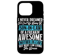 Lucky Son In Law Awesome Mother In Law Family Humour Child Coque pour iPhone 16 Pro