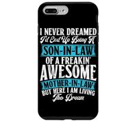 Lucky Son In Law Awesome Mother In Law Family Humour Child Coque pour iPhone 7 Plus/8 Plus
