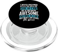 Lucky Son In Law Awesome Mother In Law Family Humour Child PopSockets PopGrip pour MagSafe