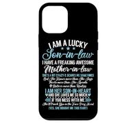 Lucky Son In Law Mother In Law Funny Family Humour Child Coque pour iPhone 12 mini