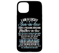 Lucky Son In Law Mother In Law Funny Family Humour Child Coque pour iPhone 15 Plus