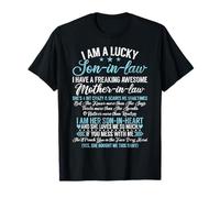 Lucky Son In Law Mother In Law Funny Family Humour Child T-Shirt
