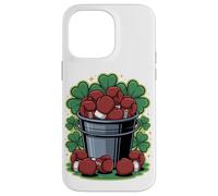 Lucky St. Patrick's Day Boxing Gloves Bucket Clover Coque pour iPhone 14 Pro Max