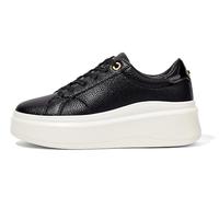 LUCKY STEP Baskets Femme à Plateforme - Sneakers Mode, Baskets Basses Casual Confortables pour Usage Quotidien (Noir, 8US-38EU-5UK)