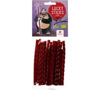 Lucky Sticks Cassis 75g de gomme aux fruits, y compris Veggie Sweets Ruche Vegan Sans huile de palme Sans gluten Sans soja