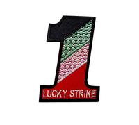 LUCKY STRIKE F1 Écusson Patch en fer brodé sur accessoire