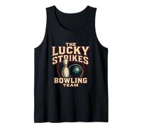 Lucky Strikes Joueur de Bowling Amusant pour Homme Débardeur