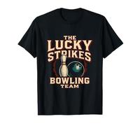 Lucky Strikes Joueur de Bowling Amusant pour Homme T-Shirt