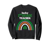 Lucky Teacher Grade Crew St Patrick's Day 2e année Sweatshirt