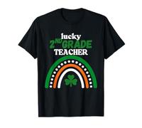 Lucky Teacher Grade Crew St Patrick's Day 2e année T-Shirt