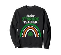 Lucky Teacher Grade Crew St. Patrick's Day 3e année Sweatshirt