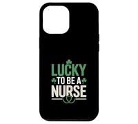 Lucky to Be A Nurse St Patrick Day Shamrock Pride Coque pour iPhone 12 Pro Max