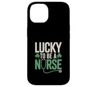 Lucky to Be A Nurse St Patrick Day Shamrock Pride Coque pour iPhone 14
