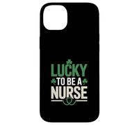 Lucky to Be A Nurse St Patrick Day Shamrock Pride Coque pour iPhone 14 Plus