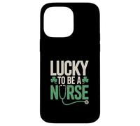 Lucky to Be A Nurse St Patrick Day Shamrock Pride Coque pour iPhone 14 Pro Max