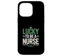 Lucky to Be A Nurse St Patrick Day Shamrock Pride Coque pour iPhone 14 Pro Max