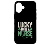 Lucky to Be A Nurse St Patrick Day Shamrock Pride Coque pour iPhone 16