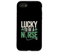 Lucky to Be A Nurse St Patrick Day Shamrock Pride Coque pour iPhone SE (2020) / 7/8