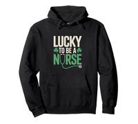 Lucky to Be A Nurse St Patrick Day Shamrock Pride Sweat à Capuche