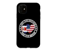 Lucky to Be Costa Rica Proud to Be American Costa Rica USA Coque pour iPhone 11