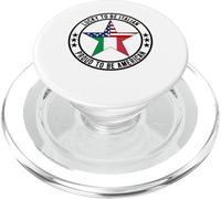 Lucky to Be Italian Proud to Be Drapeau américain PopSockets PopGrip pour MagSafe